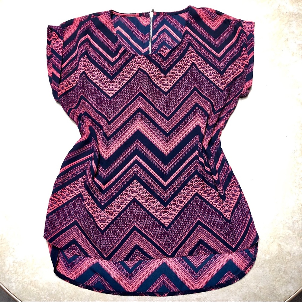 Pink Republic Zip-Back Top